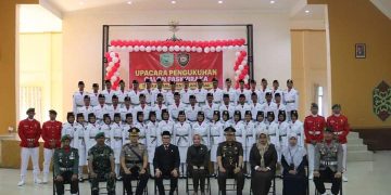50 Perwakilan dari 8 Kecamatan Resmi Dikukuhkan sebagai Pengibar Bendera Paskibraka