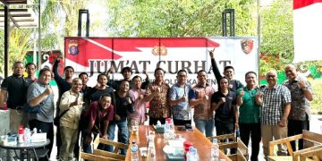 Jumat Curhat Ditreskrimsus Polda Kalteng Bersama Insan Pers