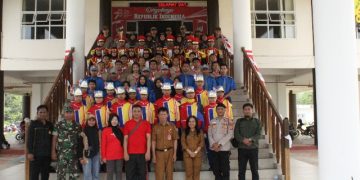 Dispora Pulang Pisau Gelar Lomba Baris Berbaris
