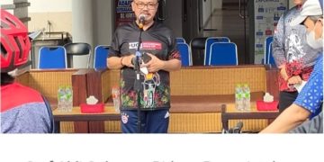 Staf Ahli Gubernur Herson B Aden Lepas Peserta Fun Bike Harhubnas 2022