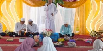 Wabup Hadiri Peringatan Isra Mi’raj di Masjid Darul Aman Kuala Kapuas