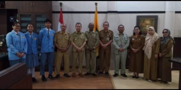 Bupati Kapuas Terima Audiensi Dari SMAN 1 Kuala Kapuas