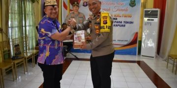 Sekda Kapuas Sambut Kunjungan Wakapolda Kalteng