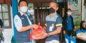 Disdik Kabupaten Kapuas Salurkan Bantuan ke Korban Bencana