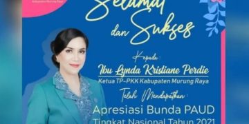 Lynda Kristiane Perdie Raih Penghargaan Apresiasi Bunda PAUD Tingkat Nasional 