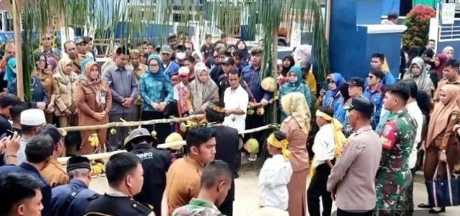 Desa Lemo II, Kecamatan Teweh Tengah, Kabupaten Barito Utara (Barut) terpilih mengikuti lomba desa tingkat Kabupaten Barito Utara tahun 2023. 
 Foto : S. Purwanto