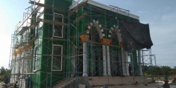 Pembangunan Masjid Al Ukhuwah Muhammadiyah Sudah 98 Persen