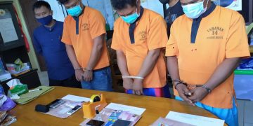 Tak Berkutik, Tiga Budak Sabu Diamankan Polisi