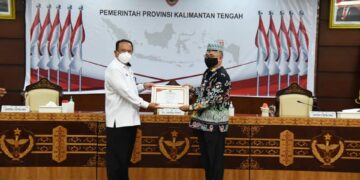 Plt. Sekda Kalteng Hadiri Pelepasan Purnatugas Nurul Edy