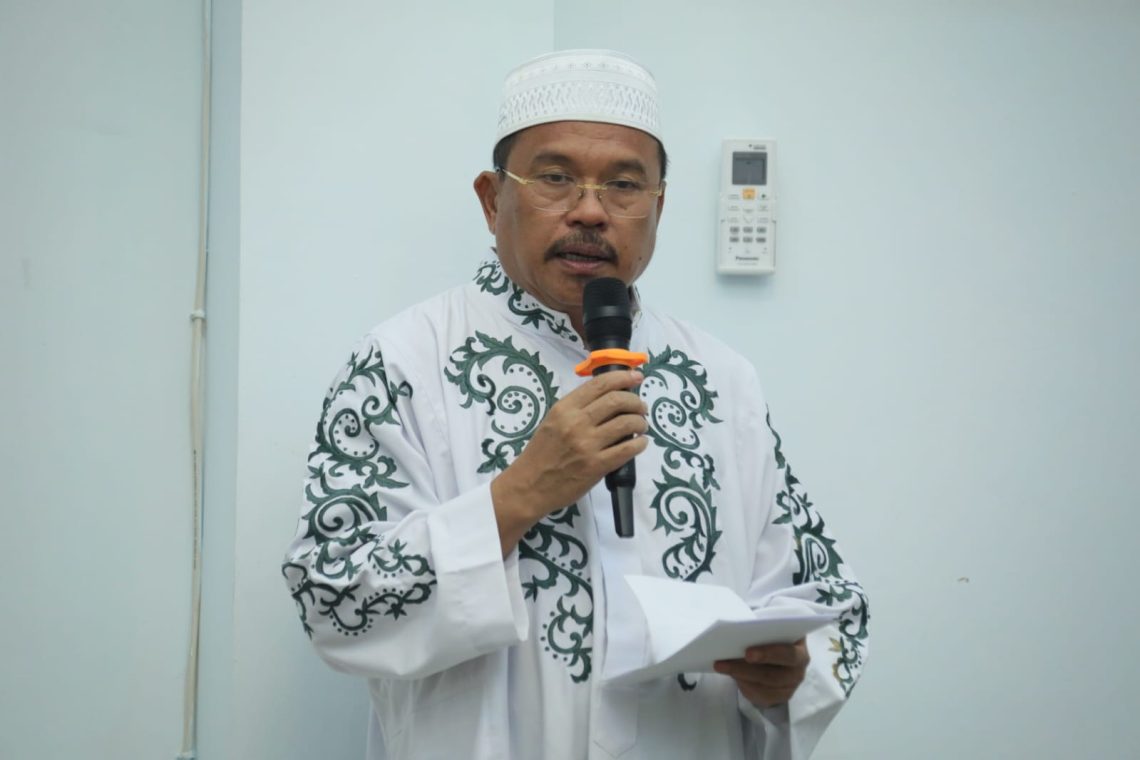 Sekda Prov. Kalteng H. Nuryakin saat membacakan sambutan