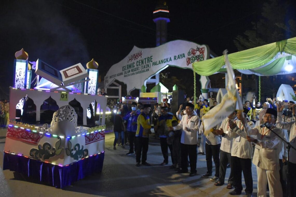 PHBI Prov. Kalteng Selenggarakan Pawai Takbir Sambut Idul Adha 1443 Hijriah