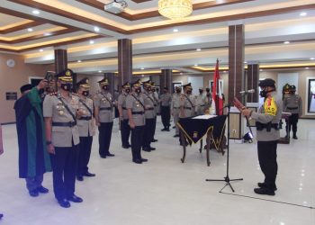 Patuhi Prokes, Kapolda Pimpin Sertijab 6 Kapolres