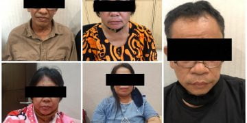 Polres Pulpis Amankan Lima Penjudi Kartu Remi