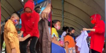 Bantu Korban Kebakaran Rindang Banua, Ivo Sugianto Sabran Salurkan Seragam Sekolah dan Sembako