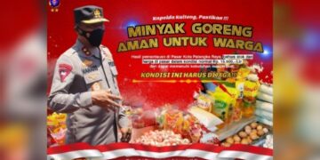 Kapolda Pastikan Stok dan Harga Minyak Goreng Aman Bagi Masyarakat