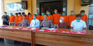 Polisi Tangkap 12 Pengguna dan Pengedar Sabu di Palangka Raya