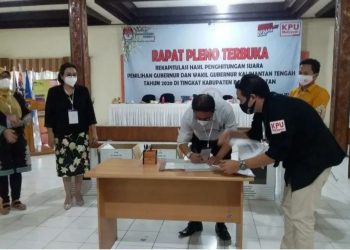 KPU Barsel Gelar Rapat Pleno Terbuka Hasil Penghitungan Suara Pilgub