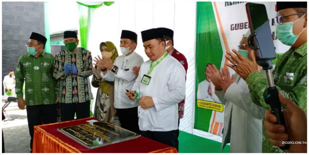 Gubernur kalteng H Sugianto Resmikan Klinik NU di Palangka Raya, Jumat (14/8/2020). Foto : Van