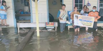 PKS Lamandau Bantu Warga Terdampak Banjir