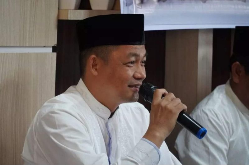 Wakil Bupati Lamandau Riko Porwanto memberikan arahan pada acara Silaturahmi dan Halal Bihalal GOW Kabupaten Lamandau