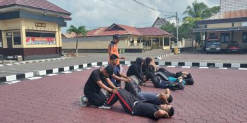 Bag SDM Laksanakan Pembinaan Dan Pelatihan Calon Siswa Bintara Polri 