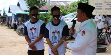 Sapa Warga Desa Terantang, Sugianto Berikan Bantuan  Pendidikan
