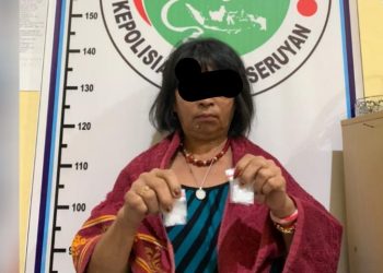 Satuan Reserse Narkoba Polres Seruyan Tangkap Perempuan Pemilik Sabu