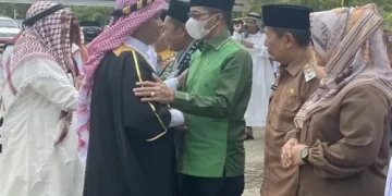 Bupati Murung Raya Sambut Kepulangan Jamaah Haji