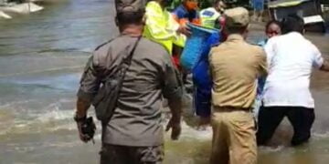 Bupati Sakariyas Tinjau Banjir di RSUD Mas Amsyar Kasongan