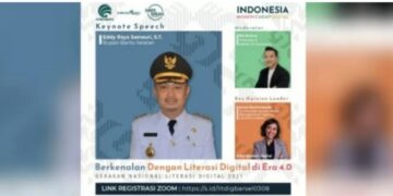 Bupati Eddy Raya Dukung Gerakan Nasional Literasi Digital