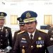 Kajati Kalteng Pathor Rahman (tengah) didampingi Kasi Penkum Dodik Mahendra (kiri) saat diwawancara para awak media seusai memimpim upacara peringatan Hari Bhakti Adhyaksa ke-63 Tahun 2023 di Palangka Raya, Sabtu (22/7/2023) pagi. Foto: fer