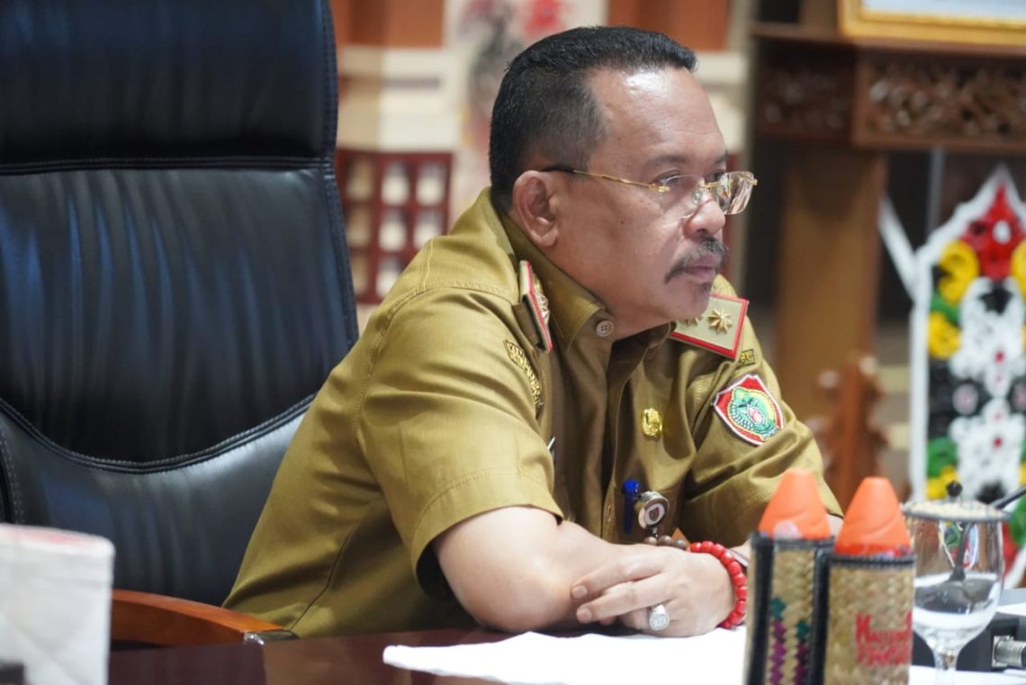 Sekda Prov. Kalteng H. Nuryakin Ikuti Rakor Pengendalian Inflasi Bersama Mendagri Secara virtual