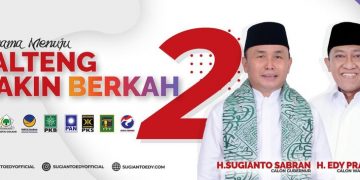 Pasca Keputusan MK, Sugianto – Edy  : Hasil Ini Kemenangan Bersama