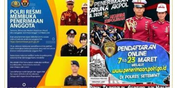 Polri Buka Penerimaan Taruna AKPOL 2020