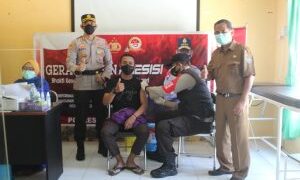 Kapolres Seruyan Cek dan Tinjau Vaksinasi Massal di Gerai Presisi   