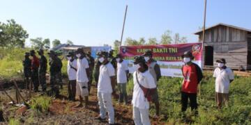 Wujud Kepedulian Sosial, Kodim Palangka Raya Bedah Rumah Warga Tidak Mampu