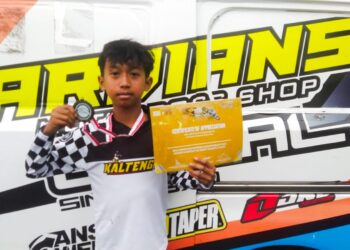 Pembalap Kalteng22 Finish di Urutan 4 Kejurnas Motocross