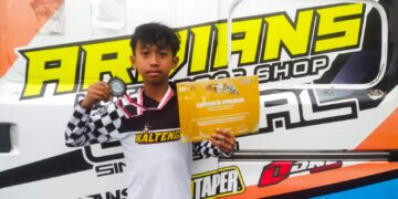 Pembalap Kalteng22 Finish di Urutan 4 Kejurnas Motocross