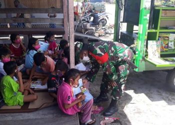 Simokos, Perpus Keliling Kreatifitas Korem 102 Panju Panjung