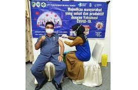 Benny Siswanto : Upaya Pemkab Barut Berikan Vaksin Covid-19 Sangat Baik