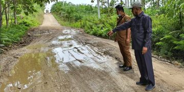 Jalan Desa Jamut Rusak, Komisi III DPRD Barut Angkat Bicara