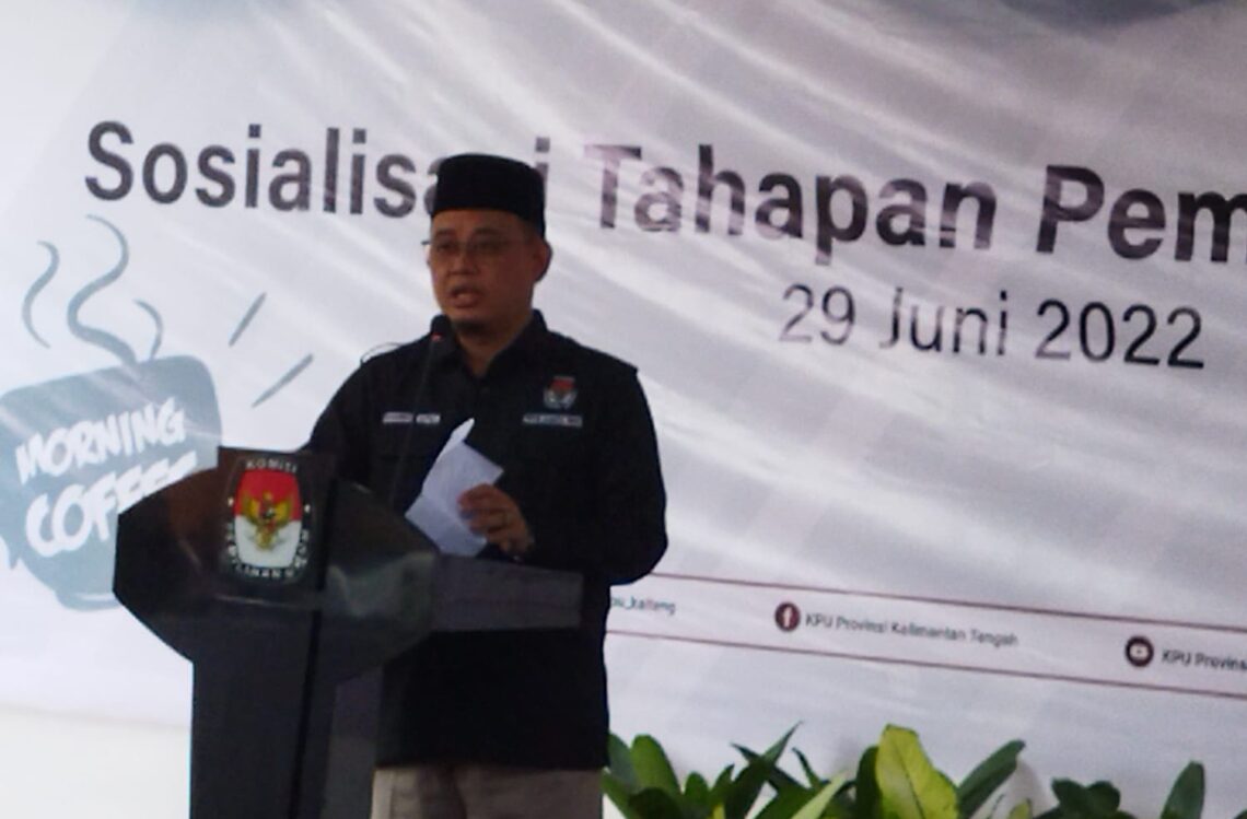 Ketua KPU Kalteng, Hormain Ibrahim