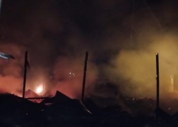 Si Jago Merah Hanguskan Pasar Sejumput Baamang Hulu-Sampit