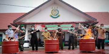 Ribuan Bungkus Rokok, Obat Terlarang dan Narkoba Dimusnahkan