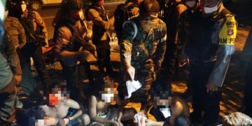 Pesta Miras, Sekelompok Pemuda Diamankan di Jalan Pemuda Kapuas