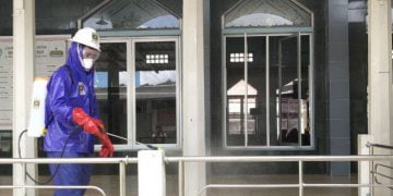 Relawan DPD PKS Kota Palangka Raya Gelar Aksi Peduli Cegah Penyebaran Covid 19